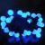 Mavi Renkli 40 Ampullü Yılbaşı Top Led Işık 4.5 Metre